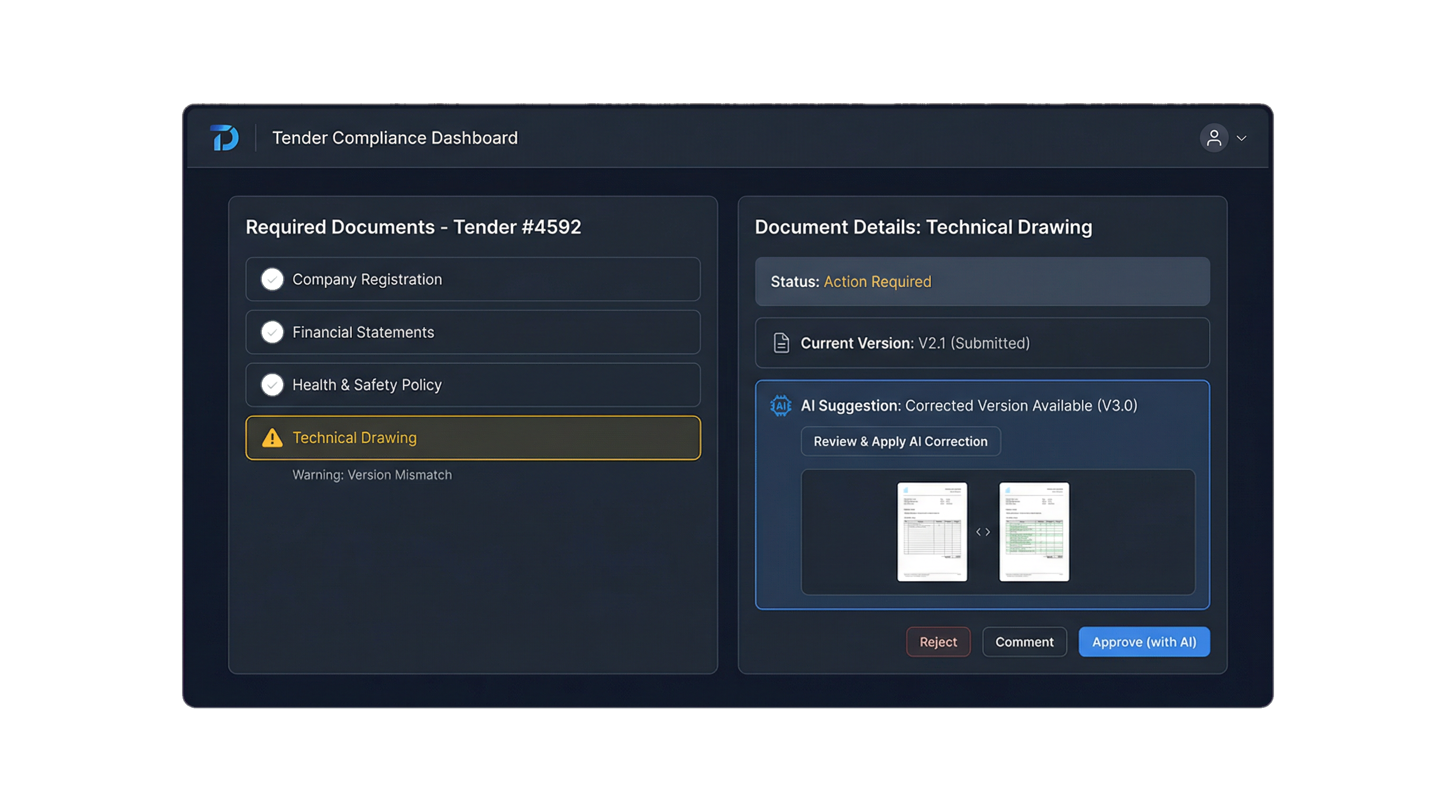 Document Validation UI